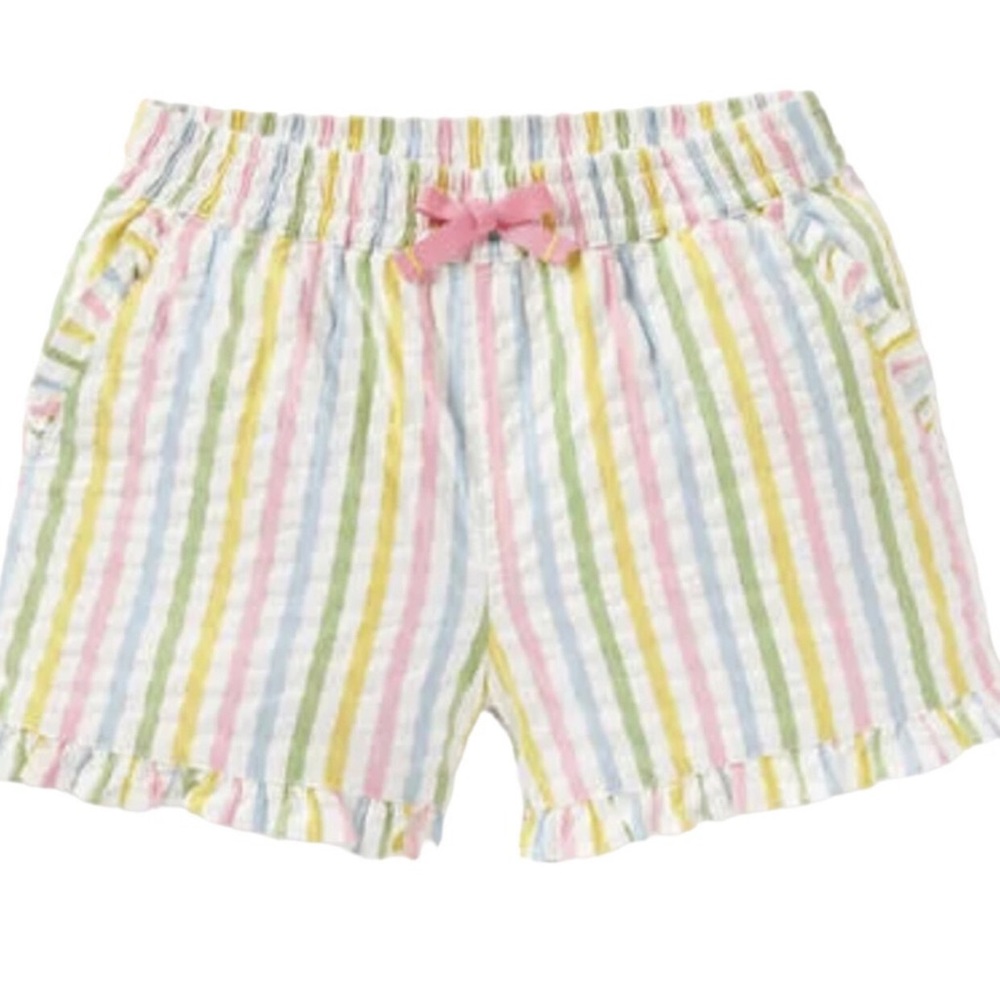 Mini boden striped seersucker shorts